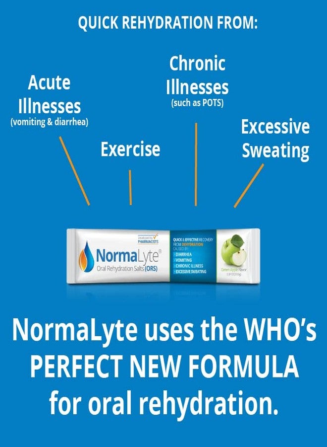 NormaLyte Oral Rehydration Salts Pack of 8-4 Flavors Energy Supplement, Electrolytes Powder Packets, Potassium Supplement, Vegan, Dehydration Tablets - Image 5